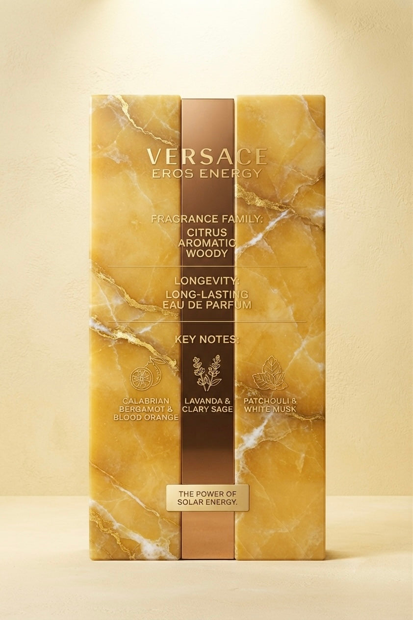 Eros Energy Eau de Parfum by Versace 3.4 oz (100 ml)