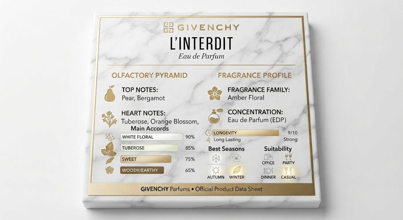 GIVENCHY l L'Interdit Eau de Parfum 80 ML (2.7 oz)