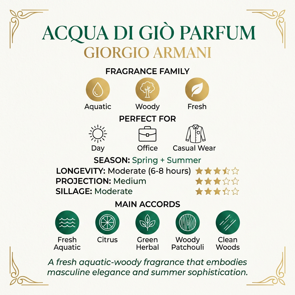 Giorgio Armani l Acqua Di Gio Parfum 50 ML (1.6 oz)