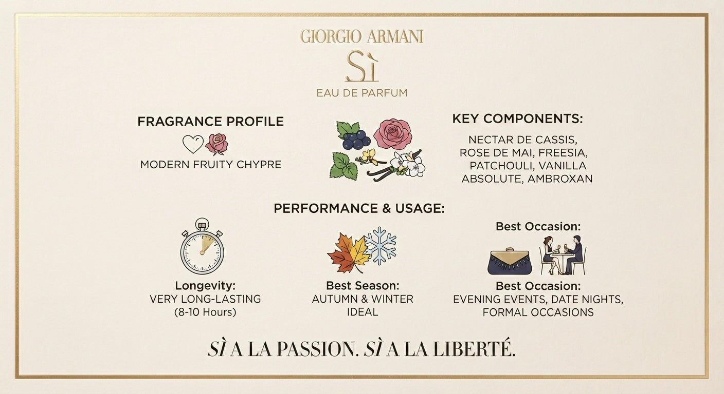 Sí Eau de Parfum by Giorgio Armani 3.3 oz. (100 ML)