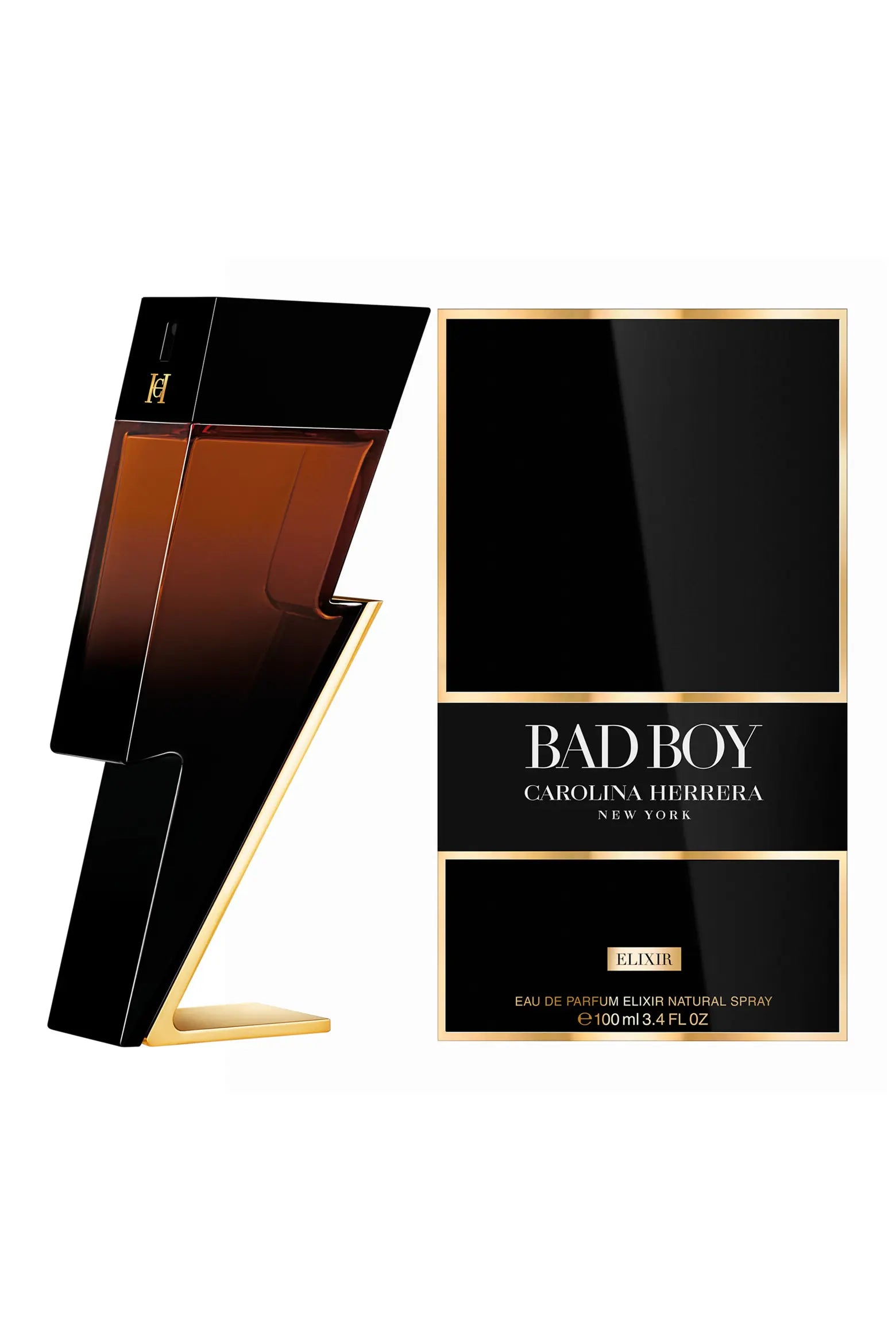 Bad Boy Elixir Eau de Parfum by Carolina Herrera 3.4 oz. (100 ML)