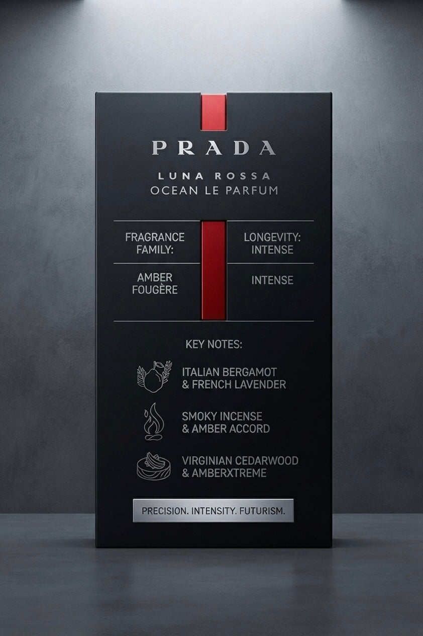Luna Rossa Ocean Le Parfum by Prada (3.4 fl. oz. / 100 ml Size)