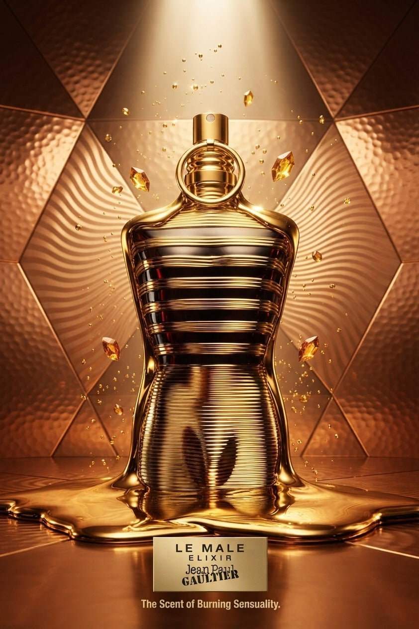 Le Mâle Elixir Parfum by Jean Paul Gaultier (4.2 fl. oz. / 125 ml Size)