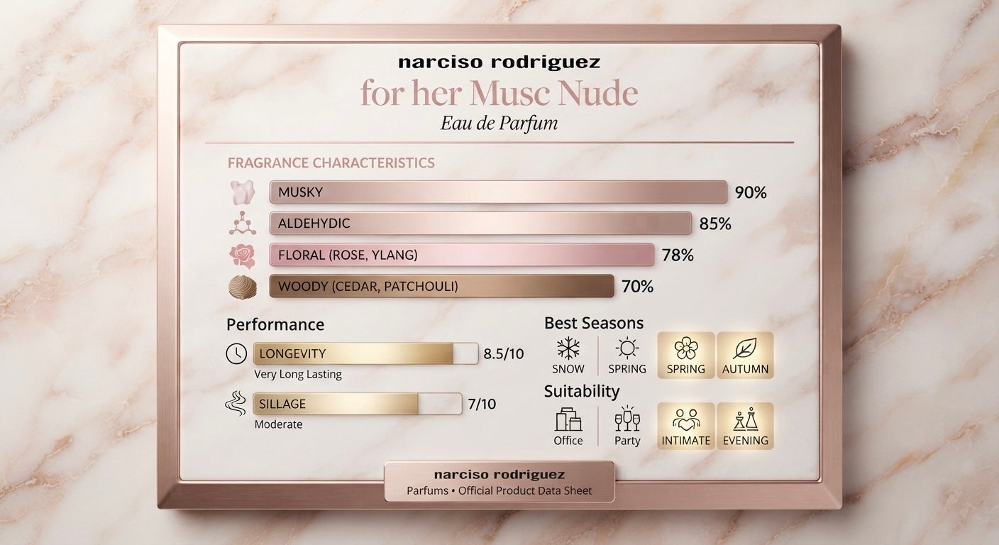 Narciso Rodriguez l For Her Musc Nude 100 ML (3.4 oz)
