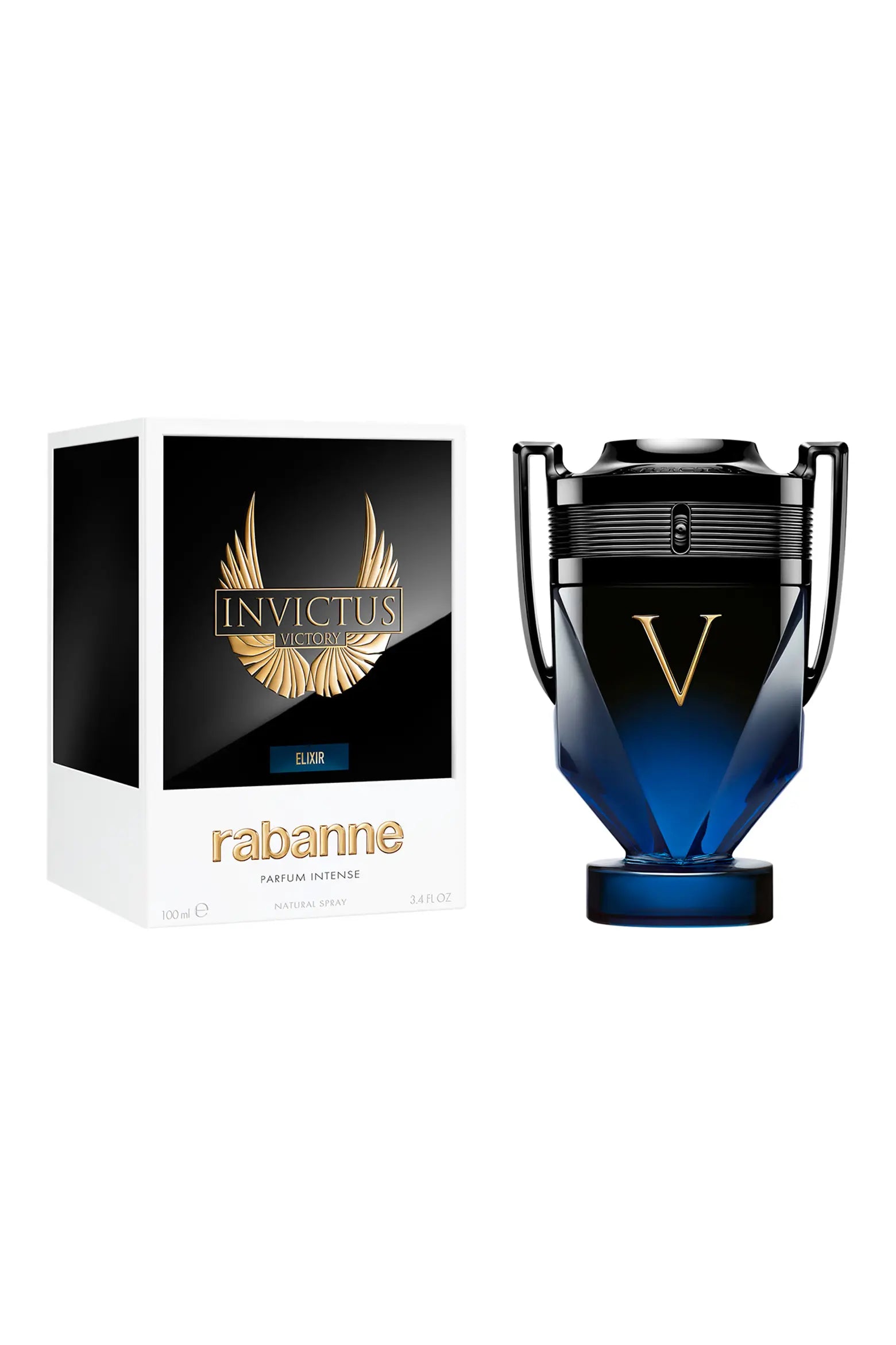 Invictus Victory Elixir Parfum Intense by Rabanne (Paco Rabanne) 3.4 oz (100 ml)