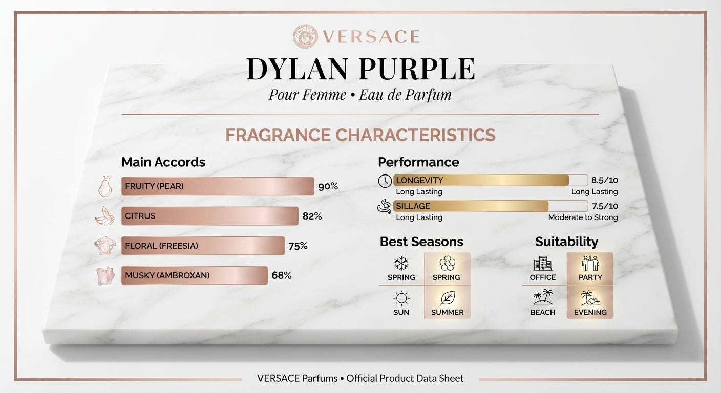VERSACE l DYLAN PURPLE 100 ML(3.4 oz)