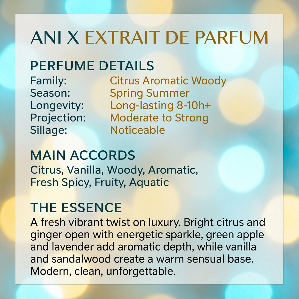 Nishane l Ani X Extrait de Parfum 100 ML (3.4 oz)