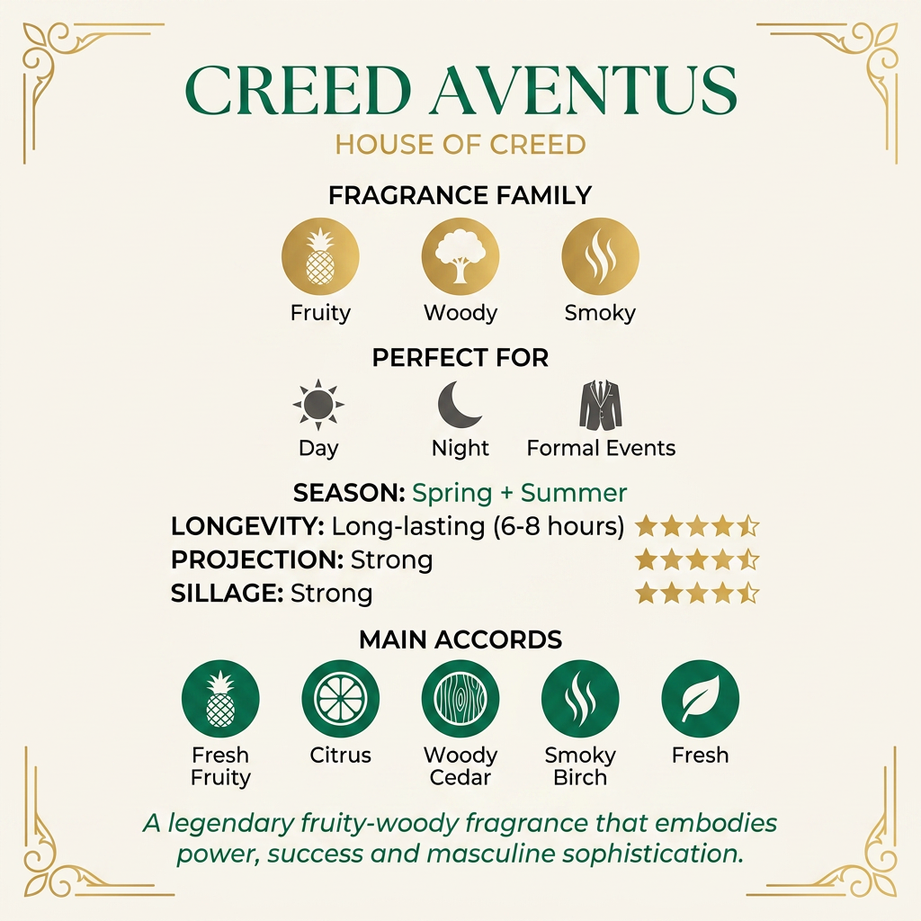 Creed l Aventus Eau de Parfum 100 ML ( 3.4 oz)